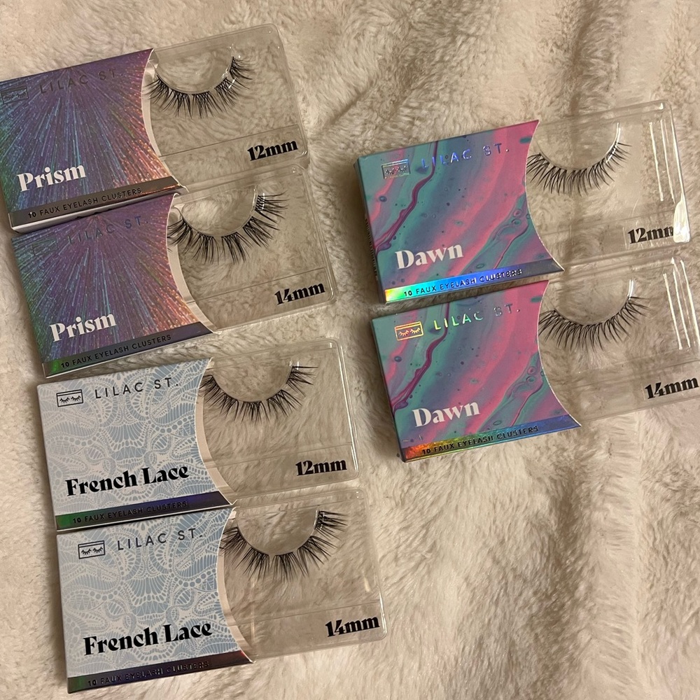 Lilac street lashes - six sets never opened